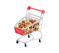 Carrello Per La Spesa In Miniatura | Decorazioni Per Case Delle Bambole - Carrello Per Supermercato | Per Bambini Ragazzi Collezionisti Giardini Delle Fate Gioco Di Finzione Modellismo Architettonico