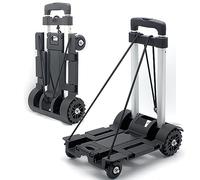 Carrello per la spesa leggero e pieghevole per un facile trasporto della spesa e comodo aiuto per lo spostamento con ruote, ideale per lo shopping e i viaggi