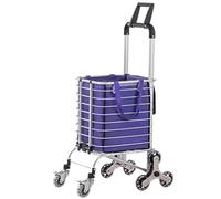 Carrello per la spesa leggero pieghevole in alluminio per la spesa, arrampicata e trasporto, carrello a mano versatile per un facile trasporto e stoccaggio