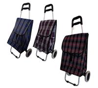 CARRELLO PER LA SPESA PIEGHEVOLE CARRELLINO CON 2 RUOTE VARIE FANTASIE
