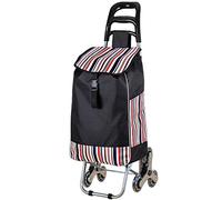 Carrello per la spesa pieghevole con ruote, leggero e spazioso, borsa rimovibile, capacità di carico 50 kg, design robusto per un facile trasporto della spesa
