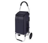 Carrello per la spesa pieghevole in alluminio leggero, facile da usare, perfetto per la spesa e le commissioni, ideale per anziani e acquirenti impegnati