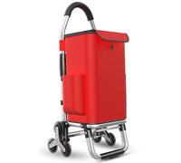 Carrello per la spesa pieghevole leggero 2 in 1 con grandi ls silenziosi per salire e trasportare facilmente le scale, perfetto per la spesa e l'uso all'aperto