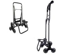 Carrello per la spesa pieghevole leggero con ruote da arrampicata, carrello multiuso portatile per generi alimentari e uso quotidiano, borsa impermeabile rimovibile ideale per un facile trasporto