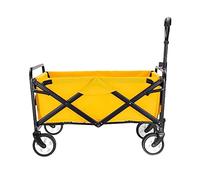 Carrello per la spesa pieghevole portatile resistente multifunzione da giardino con ruote in gomma da 26,7 cm, ideale per campeggio, pesca e uso alimentare.