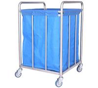 Carrello Per Lavanderia, Carrello Per Lavanderia Commerciale, Con Ruote Resistenti, Carrello Portaoggetti In Acciaio Inossidabile Per Riporre I Vestiti, Per Casa, Camera Da Letto, Hotel, Un Colore, 5