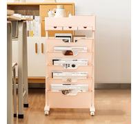 Carrello per libreria, organizer mobile di grande capacità, portaoggetti staccabile per libri per bambini, portariviste con ruote multiuso, carrello a rotelle per casa e scuola