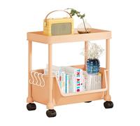 Carrello per libri con rotelle, organizer per la cura della pelle da pavimento, organizer per trucchi a rotolamento, per casa, bagno, studio, scuola, ufficio, documenti, DVD, laptop, cucina, cosmetici