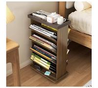 Carrello per libri inclinato a forma di V su entrambi i lati, con ruote bloccabili, per biblioteca, ufficio e organizzazione scolastica