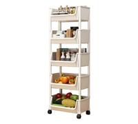 Carrello per lo stoccaggio con ruota per ufficio cucina soggiorno (5 strati) (5 ° piano)