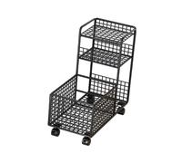 Carrello per Oggetti Da Posizionare Sotto La Scrivania, Carrello con Ruote,