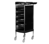 Carrello per parrucchiere Gabbiano FX11-B (nero)