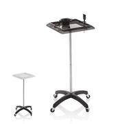 Carrello per parrucchiere regolabile porta oggetti tintura Portaoggetti bianco o nero