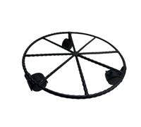 Carrello per piante, carrello rotondo con ruote per spostare piante,