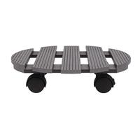 Carrello per piante con ruote, montagne russe, contenitori per piante, carrello per fiori, mobile, mobile, stabile, resistente Protezione del pavimento facile da spostare, posizionamento flessibile pe