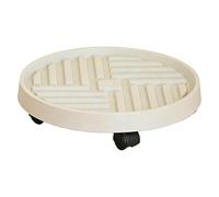 Carrello Per Piante - Rullo Per Piante Resistente In ABS | Ruote Con Serratura A Vaso | Carrello Per Pentole Rotanti | Grande Fioriera Da Esterno Con Ruote Per Giardino, Balcone, Patio, Trasporto