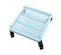 Carrello per piante su ruote, carrello per piante quadrato, supporto mobile per vasi di fiori con rete densa, ruota universale portante, supporto per piante in acciaio per uso interno ed esterno