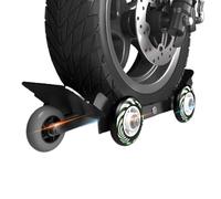 Carrello per ruota per motocicletta - Set pieghevole compatto, struttura multicuscinetto durevole, facile spostamento per motociclette, cric per veicoli elettrici | deposito in garage, manute