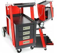 Carrello Per Saldatura MIG/WIG 4 Ruote 4 Cassetti 60 KG
