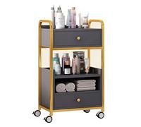 Carrello per salone di bellezza con ruote, carrello multistrato per attrezzature da barbiere con cassetti, strumento essenziale per l'organizzazione del salone