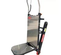 Carrello per scale elettrico, carrello per scale cingolato, capacità di carico di 400 kg, manufatto per il trasporto