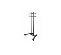 Carrello per schermo per schermo piatto universale largo / supporto a terra VESA 800 x 600 - colonna di 1,8 m Ø50mm Colore Nero BT8503/B - Nouvo