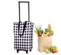 Carrello Per Shopping E Spesa,Alta Capacità Di Carico Carrello Pieghevole Con Ruote - Carrellino Portatile Per Acquisti E Shopping - per Hotel Ristorante Appartamento Affitto Casa Viaggio Dormitorio 1