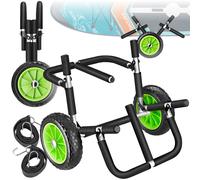 Carrello Per Trasporto Tavola Surf SUP Pieghevole Con Ruote E Gommapiuma