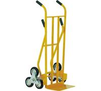 Carrello per trasporto su scale doppia impugnatura a 6 ruote Ø mm 150 - Carmecca