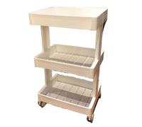 Carrello per trolley di bellezza professionale con ruote per parrucchieri carrello da salone carrello portautensili a 3 livelli per la stazione di stoccaggio dei capelli della spa carrello da salone