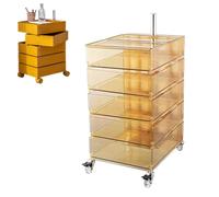 Carrello per trucchi su ruote, carrello mobile per articoli di bellezza, per attrezzature da salone e uso professionale