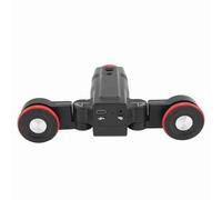 Carrello per Videocamera RC, Carrello per Telecamera Motorizzato con Carrello per Telecamera con Testa a Sfera Carrello per Binario Elettrico in Lega di Alluminio per Smartphone