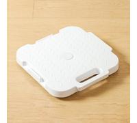 Carrello pianale adatto alla cucina con comando a pressione e base stabile per un movimento sicuro degli elettrodomestici (nero)