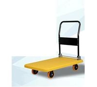 Carrello piatto portatileCarrello pieghevole in metalloCarrello mobile a quattro ruoteCarico 150 kg/300 kgCarrello piattoCarrello for bagagli(Blue,90 * 60cm)