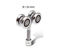 Carrello piccolo 4 RCF con perno per monorotaia - Rolling Center