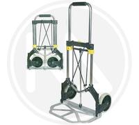 Maurer Carrello Pieghevole Antares 91767 Estensibile Alluminio 90 kg Ruote Nylon Grigio/Nero