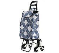 Carrello pieghevole Borsa shopping pieghevole leggera con ruote piccolo carrello for salire le scale(Bianco)
