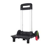 Carrello pieghevole Carrello 6 Zaino Trolley Durablel Lega di Alluminio Studente Bagagli da Viaggio Carrello a Mano per Borsa da Scuola, Uno