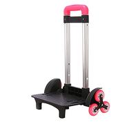 Carrello pieghevole Carrello 6 Zaino Trolley Durablel Lega di Alluminio Studente Bagagli da Viaggio Carrello a Mano per Borsa da Scuola, Uno