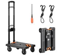 Carrello Pieghevole con Ruote Portapacchi per Traslochi e Consegne a Domicilio