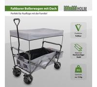 Carrello Pieghevole Con Tetto E Freno Di Blocco