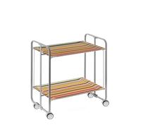 Carrello pieghevole da cucina BAUHAUS, 2 vassoi. Struttura grigio