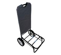 Idralite Carrello pieghevole in metallo e tessuto blu multiuso per trasporto rimorchio accessori spiaggia giardino supermercato portata di 30kg mod. Sirio