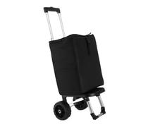 Carrello Pieghevole Folding Utility Trolley with Insulated Bag for Grocery