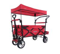 Carrello pieghevole giardino FUXTEC FX-CT800 con tettuccio parasole