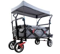 Carrello pieghevole giardino FUXTEC FX-CT800 con tettuccio parasole BLU