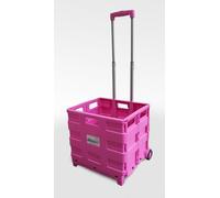 Carrello Pieghevole Heavy Duty Da Shopping Con Ruote 40KG