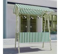Carrello Pieghevole Hot Dog Stand Con Ombrello A Baldacchino, Carrelli Di Venditore Di Caramelle In Legno Per Il Mercato/Strada Degli Agricoltori, Stallo Di Dessert Del Venditore Per Gelato/Giocat