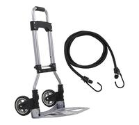Carrello Pieghevole in Alluminio - Carrello Trasporto Manuale Con Piattaforma per Sacchi