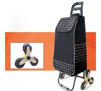 Carrello pieghevole in alluminio su ruote con scalata Caratteristiche Multi carrello leggero di colore per la spesa facile e lo shopping all'aperto